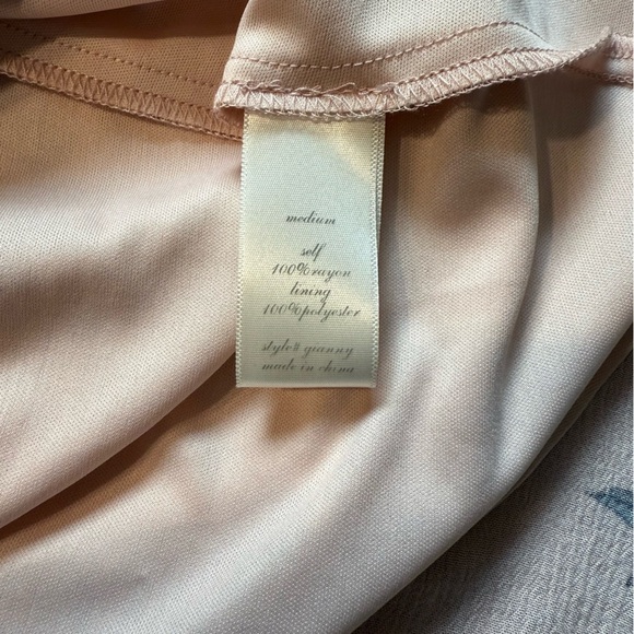 Altar’d State Floral Mini Dress Women’s M – Blush Pink Ruffle Sleeve - Picture 6 of 9